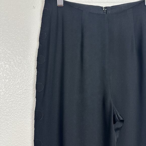 Vintage Y2K Moschino Cheap Chic Black Pants Size 40/10 Italy AEFFE Designer - Picture 6 of 13